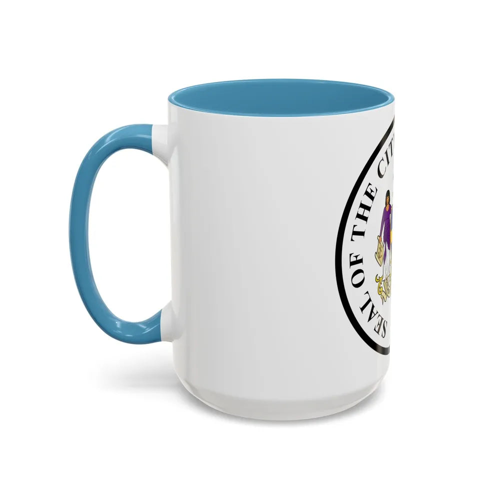 Seal of Philadelphia Pennsylvania - Accent Coffee Mug-Go Mug Yourself