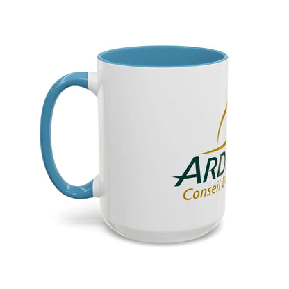 Flag of Ardennes France - Accent Coffee Mug-Go Mug Yourself