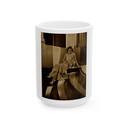 Fay Wray #215 1 (Vintage Female Icon) White Coffee Mug-15oz-Go Mug Yourself