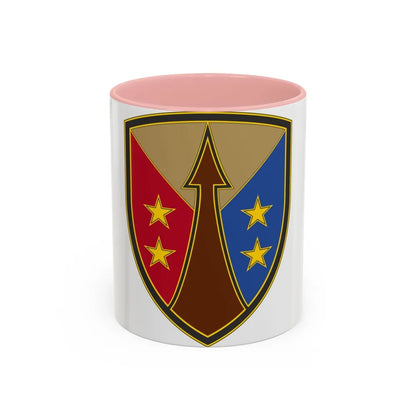 Reserve Sustainment Command (U.S. Army) Accent Coffee Mug-11oz-Pink-Go Mug Yourself