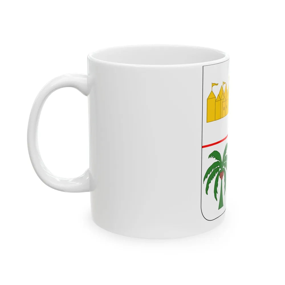 Coat of arms of Benin 2 - White Coffee Mug-Go Mug Yourself