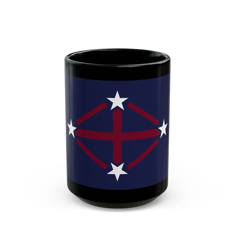 Flag of Imperial Japanese Antarctic Expedition 2 - Black Coffee Mug-15oz-Go Mug Yourself