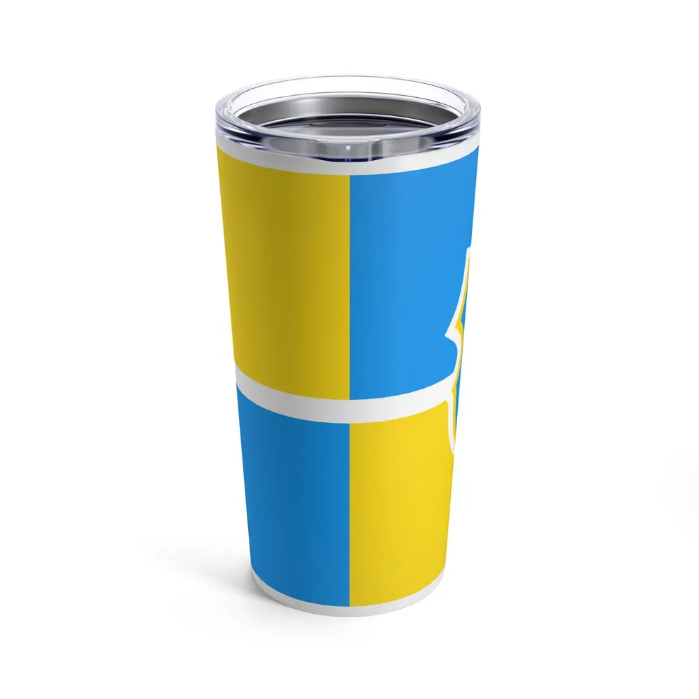 Flag of Zhytomyr Ukraine - Tumbler 20oz-Go Mug Yourself