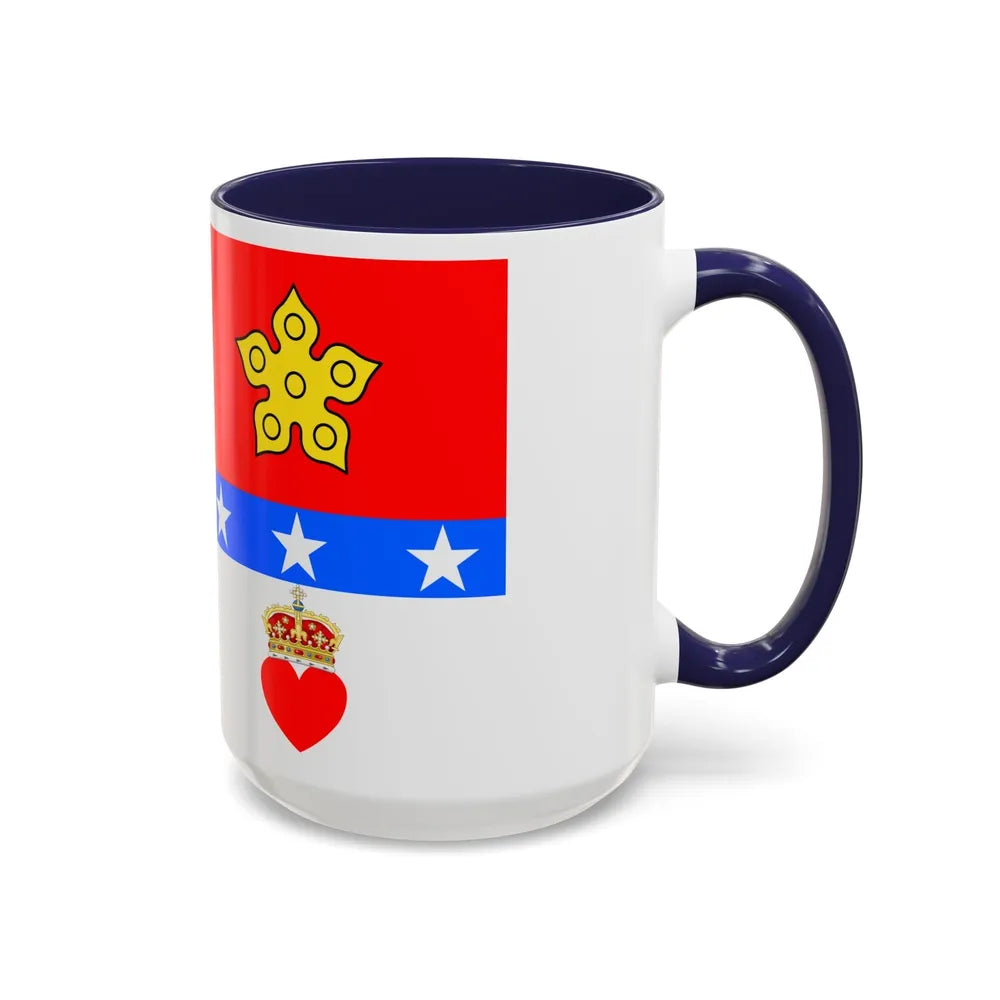 Flag of Angus UK - Accent Coffee Mug-Go Mug Yourself