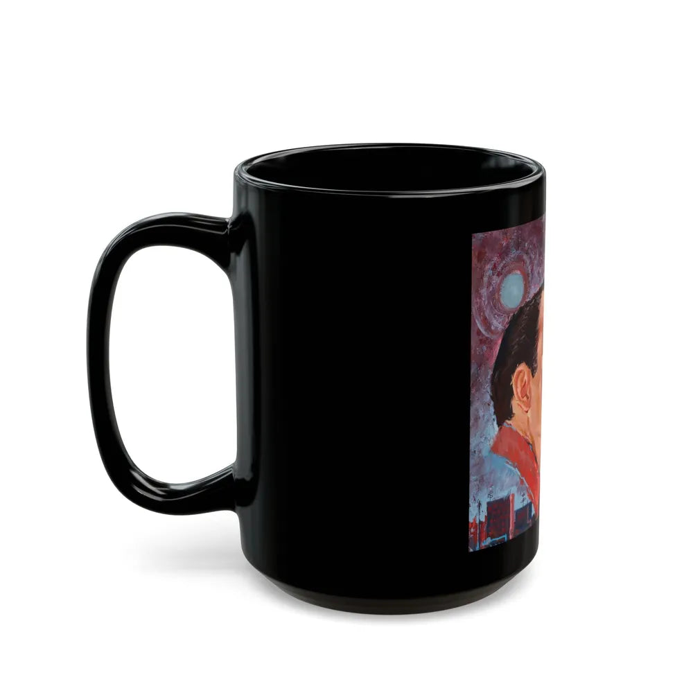 Frank Sinatra (Walt Disney, c. 1950s) - Black Coffee Mug-Go Mug Yourself