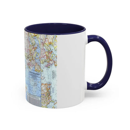 Top Of The World (1965) (Map) Accent Coffee Mug-Go Mug Yourself