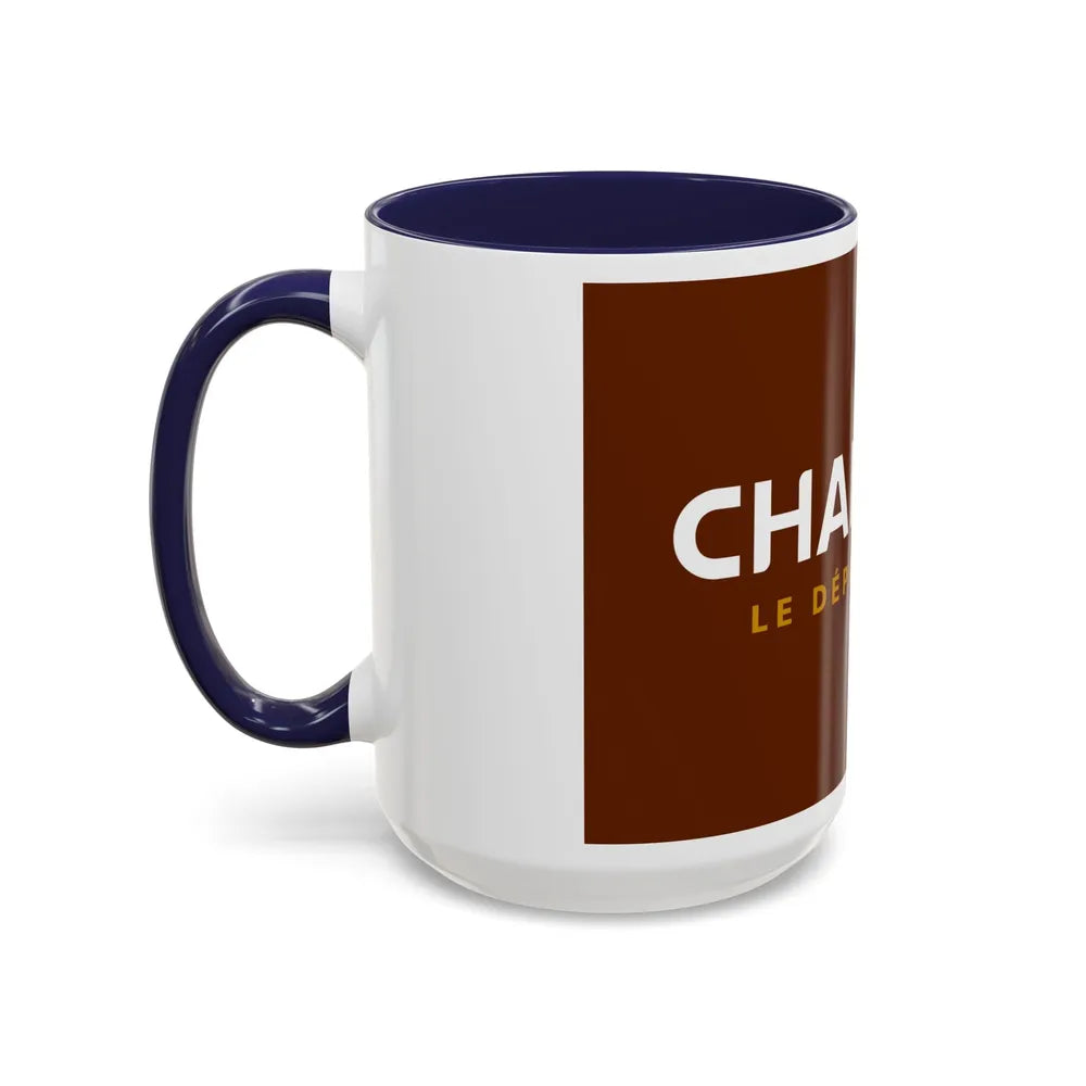 Flag of Charente France - Accent Coffee Mug-Go Mug Yourself