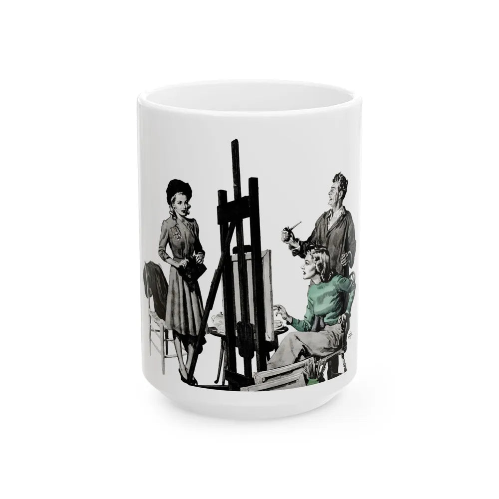 Dark Fortune, Liberty magazine, November 16, 1940 - White Coffee Mug-15oz-Go Mug Yourself