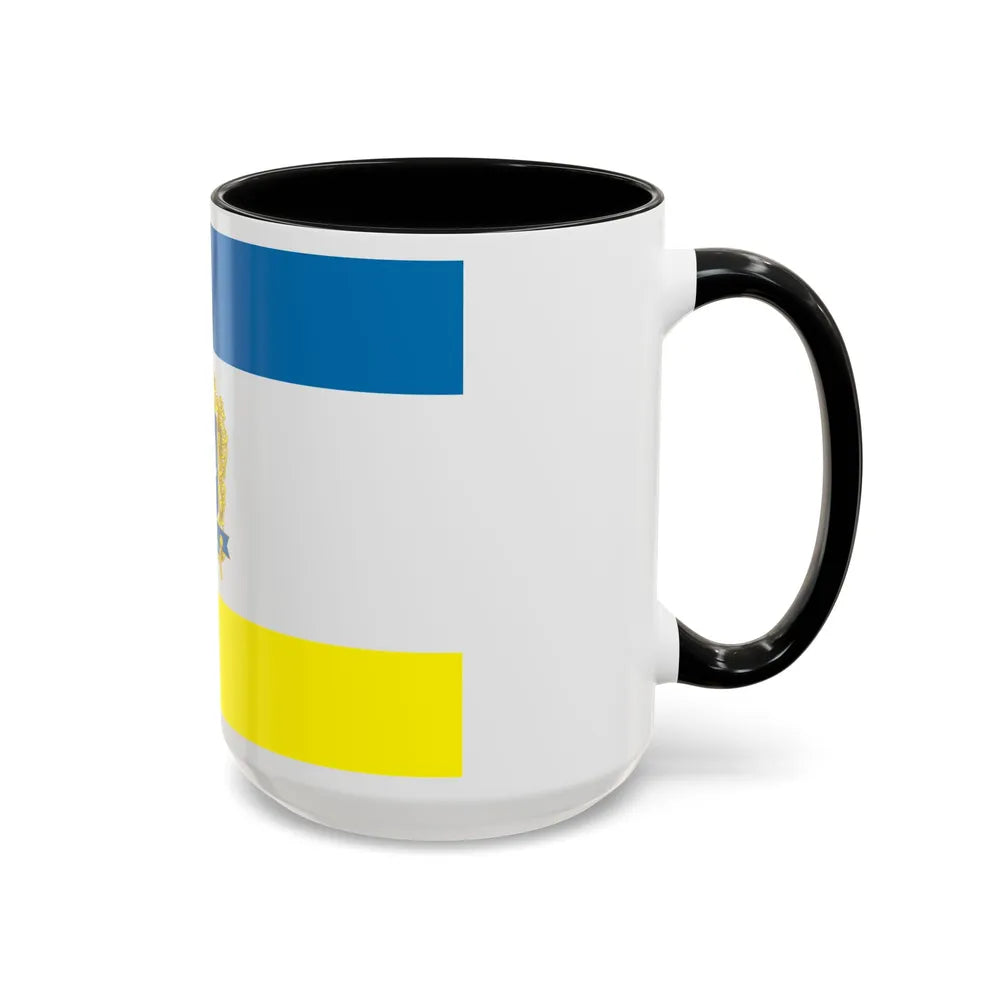 Flag of Ternopil Ukraine - Accent Coffee Mug-Go Mug Yourself