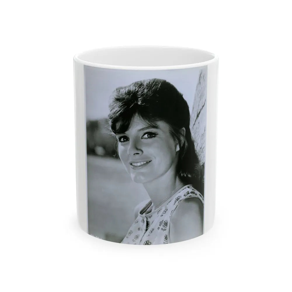 Katharine Ross #34 (Vintage Female Icon) White Coffee Mug-11oz-Go Mug Yourself