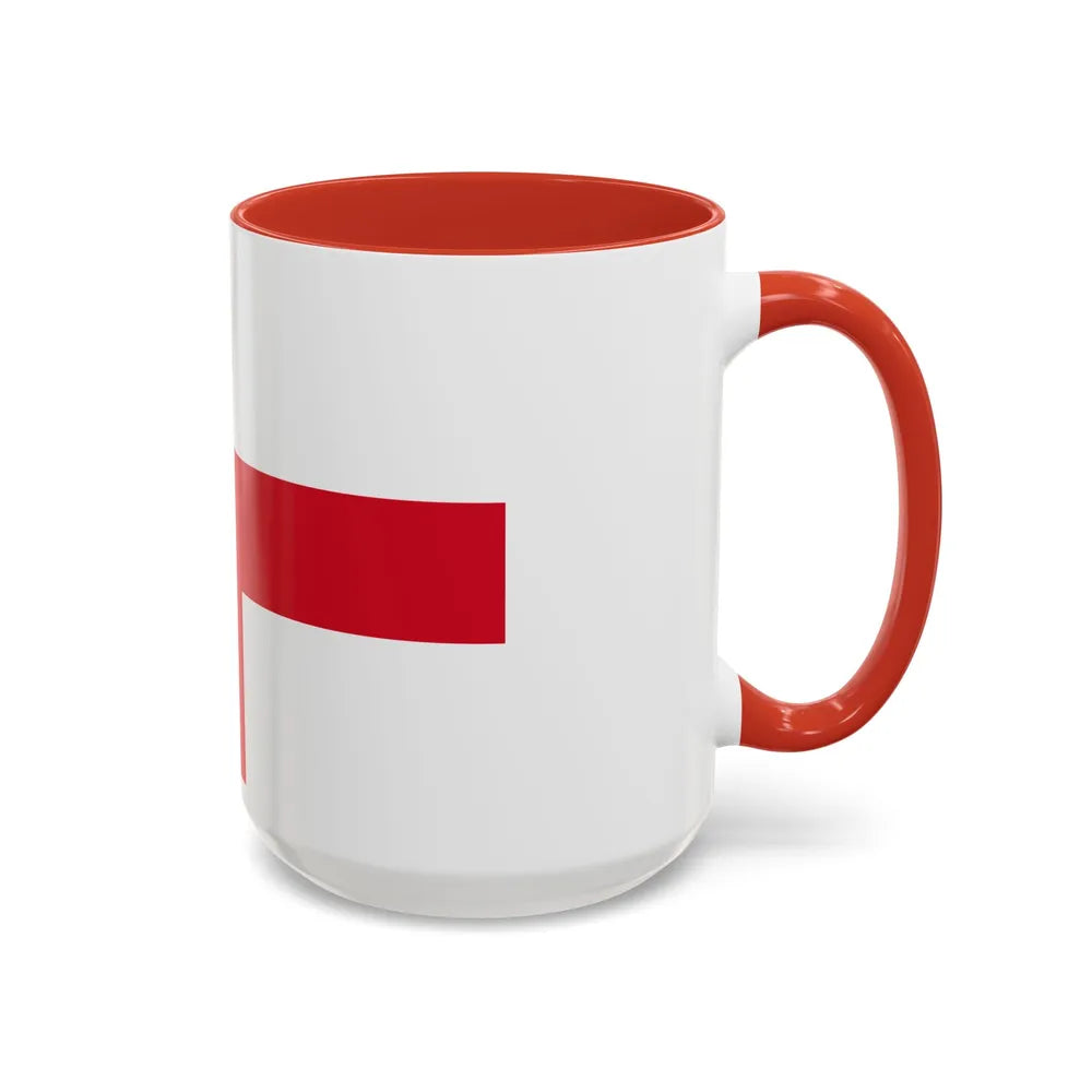 Flag of Kirkop Malta - Accent Coffee Mug-Go Mug Yourself