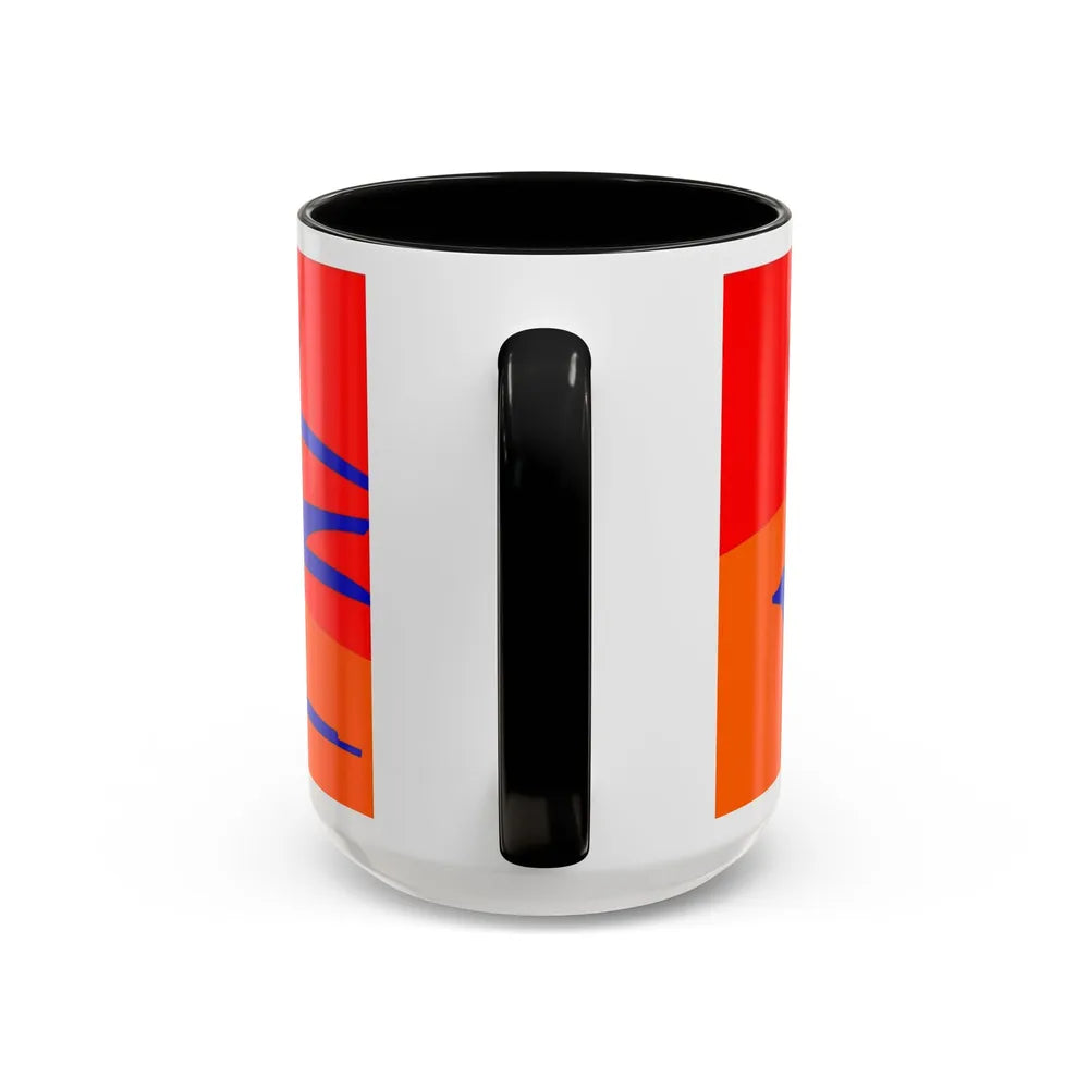 Flag of Ashtarak Armenia - Accent Coffee Mug-Go Mug Yourself