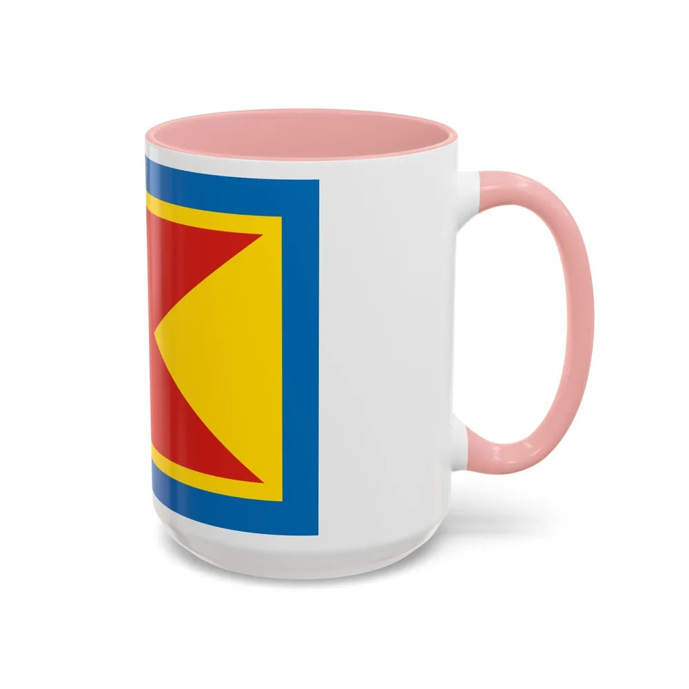 Flag of Frombork Poland - Accent Coffee Mug-Go Mug Yourself