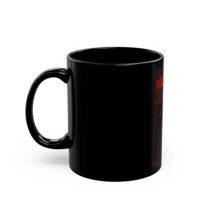 Evening Time - Black Coffee Mug-Go Mug Yourself