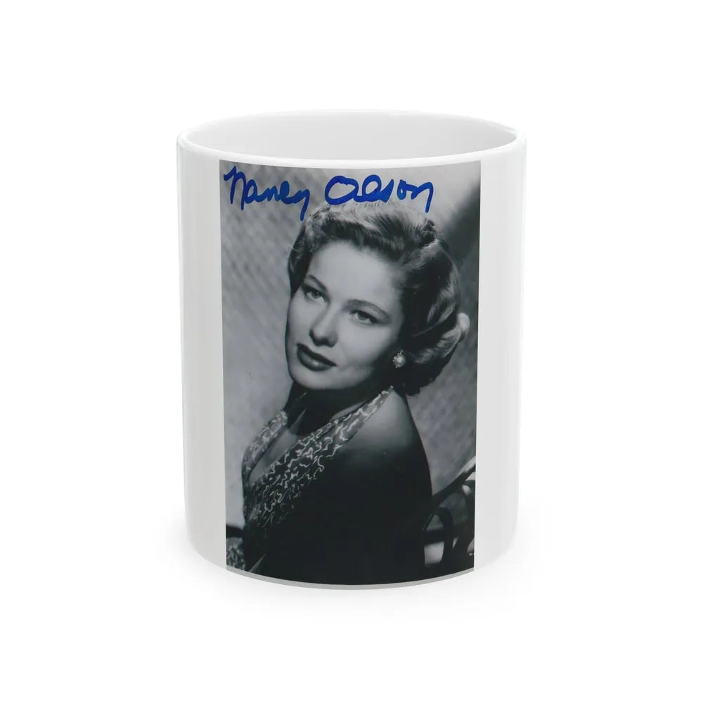 Nancy Olson #09 (Vintage Female Icon) White Coffee Mug-11oz-Go Mug Yourself