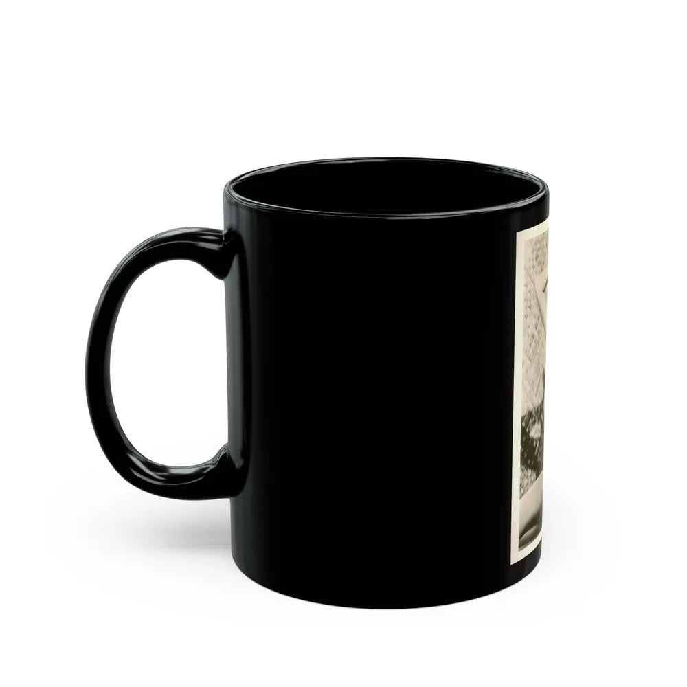 Cathy Downs #18 (Vintage Female Icon) Black Coffee Mug-Go Mug Yourself