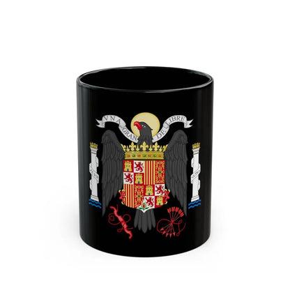 Coat of Arms of Spain (1939-1945) - Black Coffee Mug-11oz-Go Mug Yourself