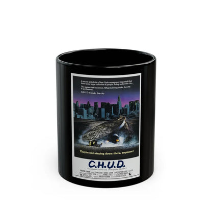 C.H.U.D. 1984 Movie Poster - Black Coffee Mug-11oz-Go Mug Yourself