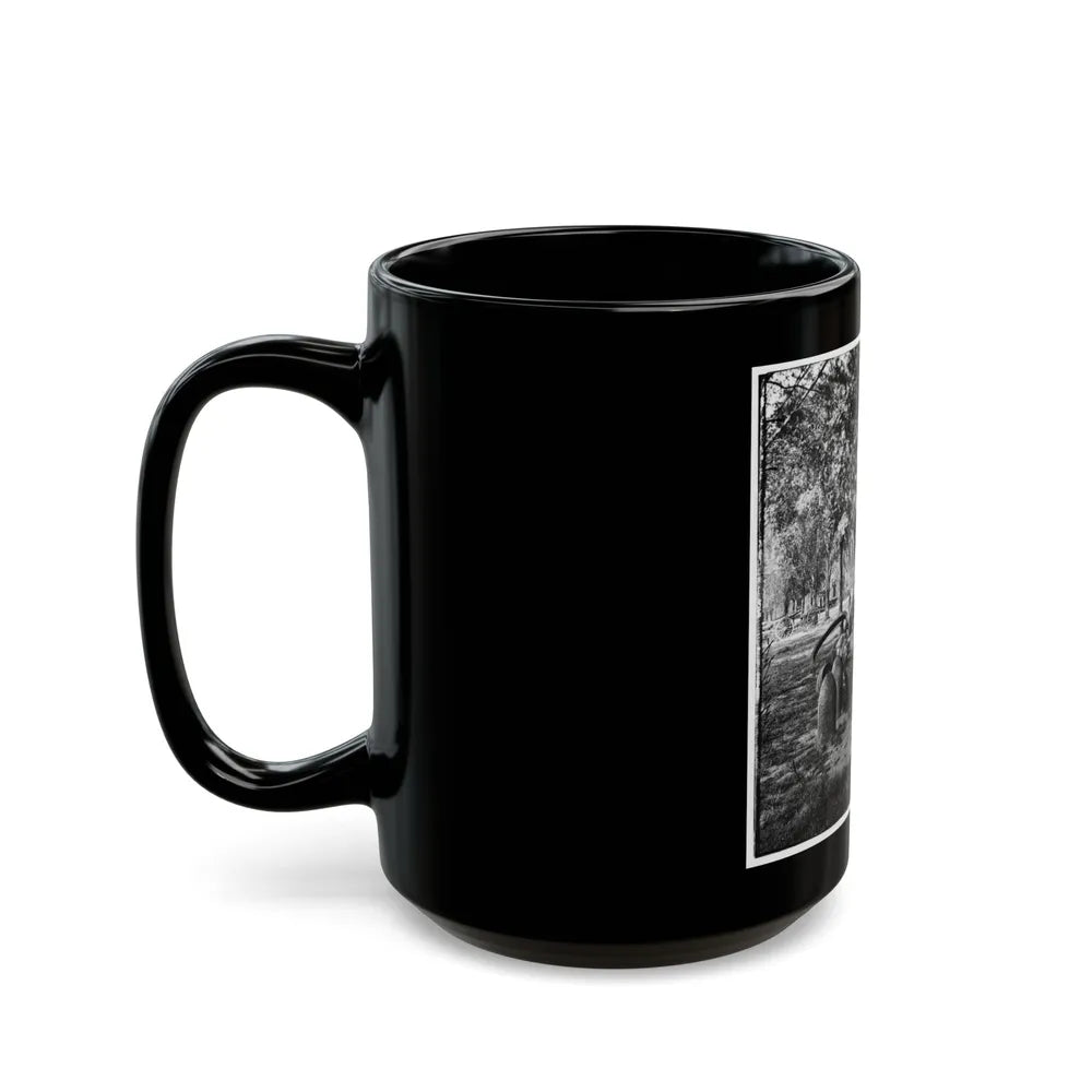 Charleston, S.C. Confederate Torpedoes, Shot, And Shell In The Arsenal Yard (U.S. Civil War) Black Coffee Mug-Go Mug Yourself