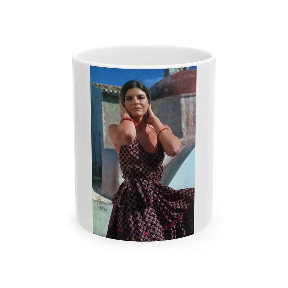 Katharine Ross #113 (Vintage Female Icon) White Coffee Mug-11oz-Go Mug Yourself