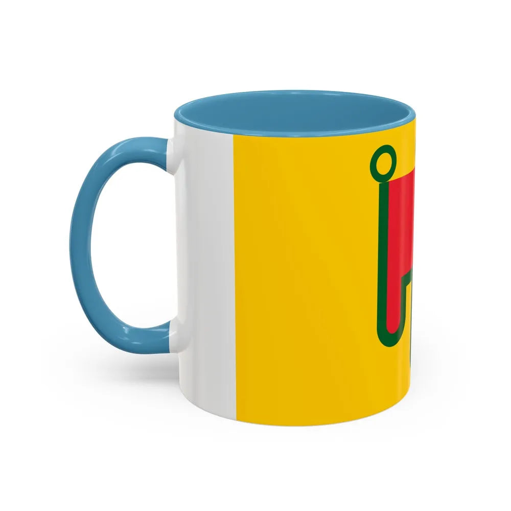 Flag of Auvergne France - Accent Coffee Mug-Go Mug Yourself