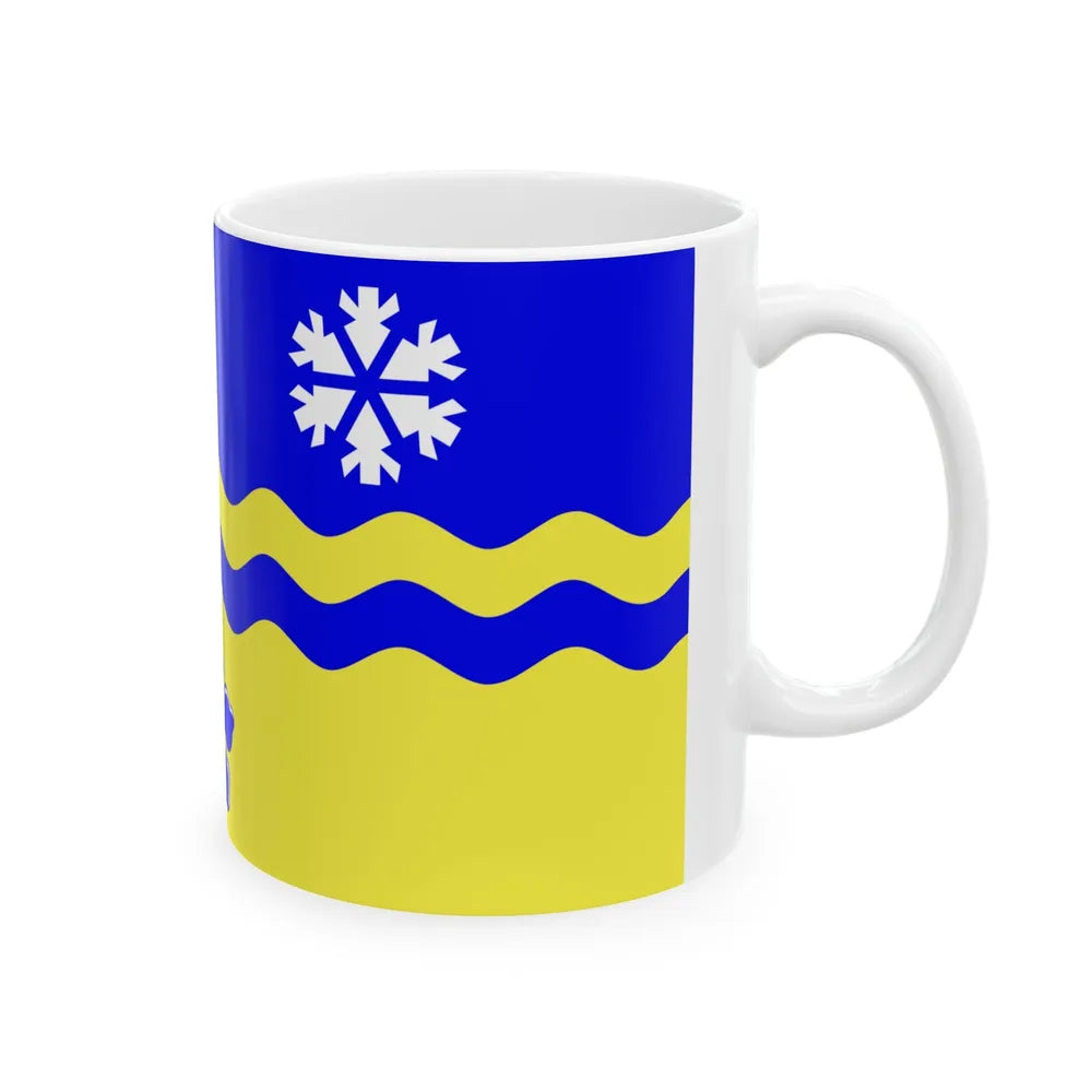 Flag of Prince George British Columbia Canada - White Coffee Mug-Go Mug Yourself