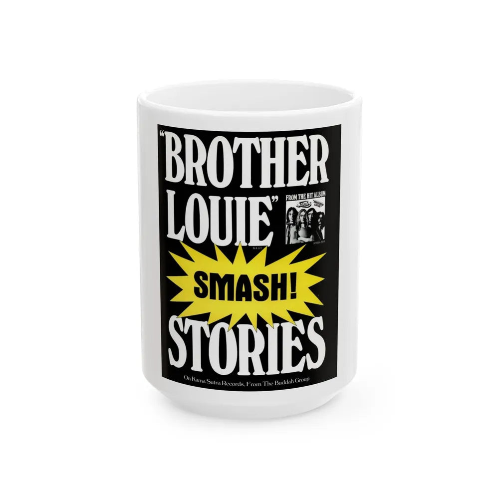 Stories 1973 (Music Poster) White Coffee Mug-15oz-Go Mug Yourself