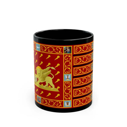 Flag of Venice 1997 Italy - Black Coffee Mug-11oz-Go Mug Yourself