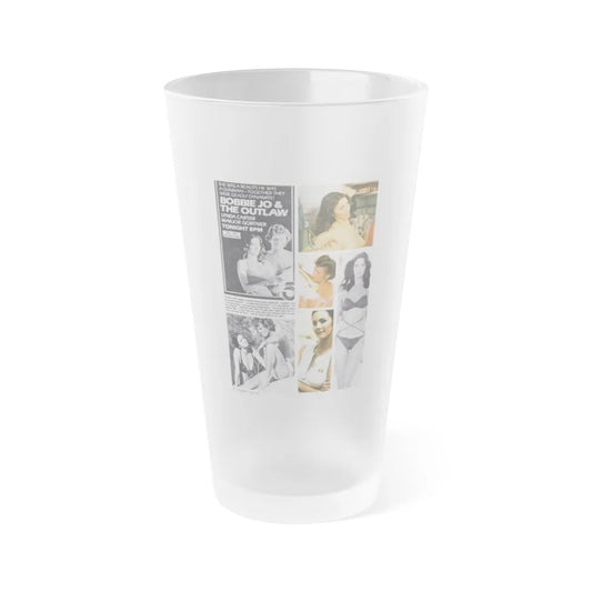 Lynda Carter #198 - Magazine Spread (Vintage Female Icon) Frosted Pint 16oz-16oz-Frosted-Go Mug Yourself