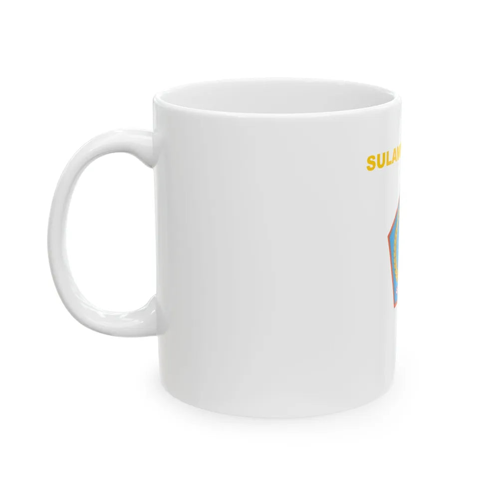 Flag of North Sulawesi Indonesia - White Coffee Mug-Go Mug Yourself