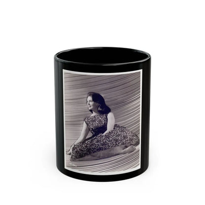 Janette Scott #30 (Vintage Female Icon) Black Coffee Mug-11oz-Go Mug Yourself