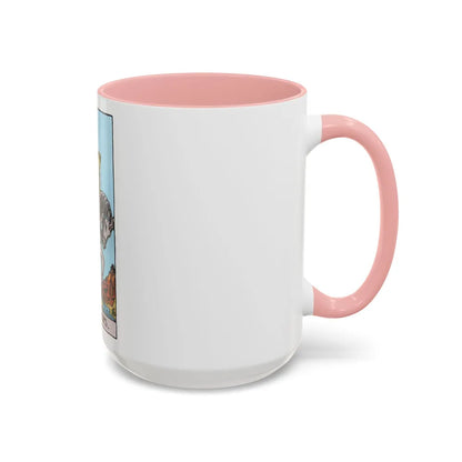 The Knight of Cups (Tarot Card) Accent Coffee Mug-Go Mug Yourself