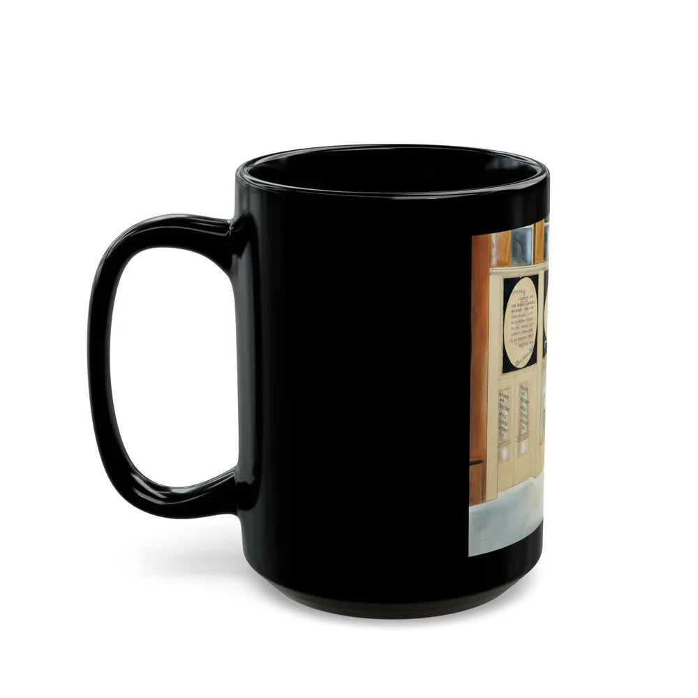 Dixie Belle Robot Kitchen - Black Coffee Mug-Go Mug Yourself