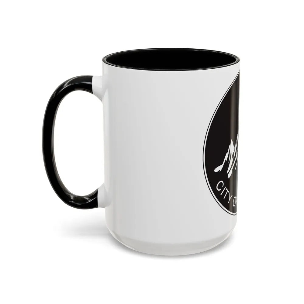 Seal of Boulder Colorado - Accent Coffee Mug-Go Mug Yourself