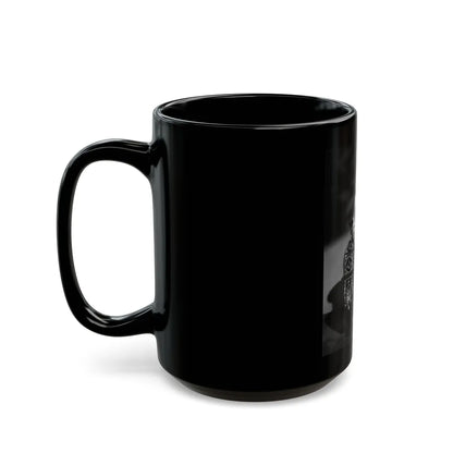 Jeanne Carmen #231 (Vintage Female Icon) Black Coffee Mug-Go Mug Yourself