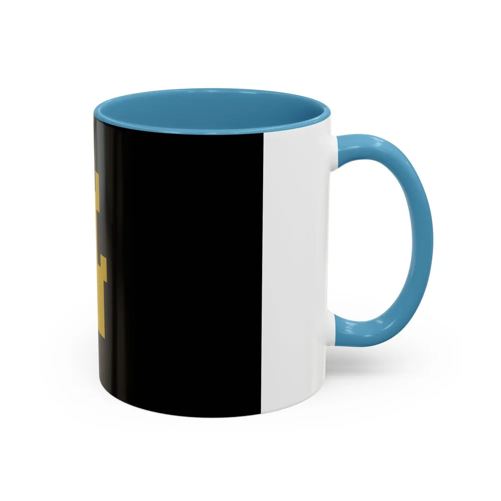 Flag of Finnmark Norway - Accent Coffee Mug-Go Mug Yourself