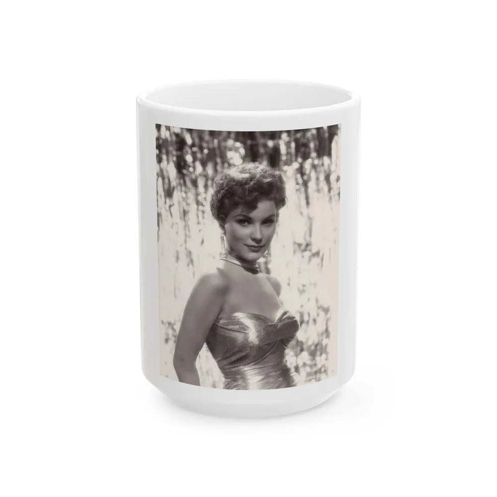 Debra Paget #472 (Vintage Female Icon) White Coffee Mug-15oz-Go Mug Yourself