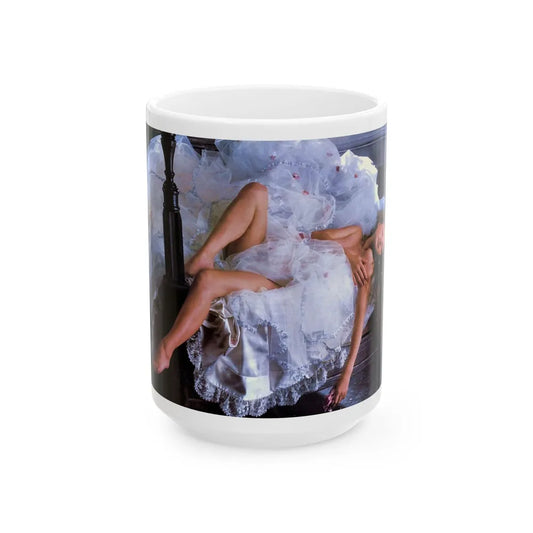 Jane Seymour #83 (Vintage Female Icon) White Coffee Mug-15oz-Go Mug Yourself