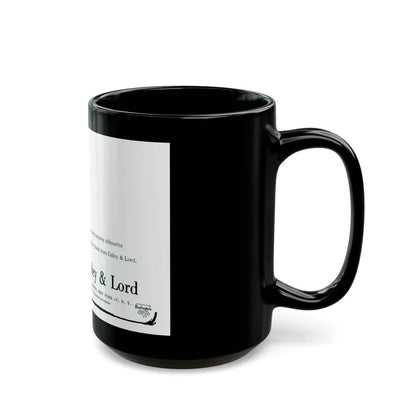 Galey & Lord, 1959 - Black Coffee Mug-Go Mug Yourself