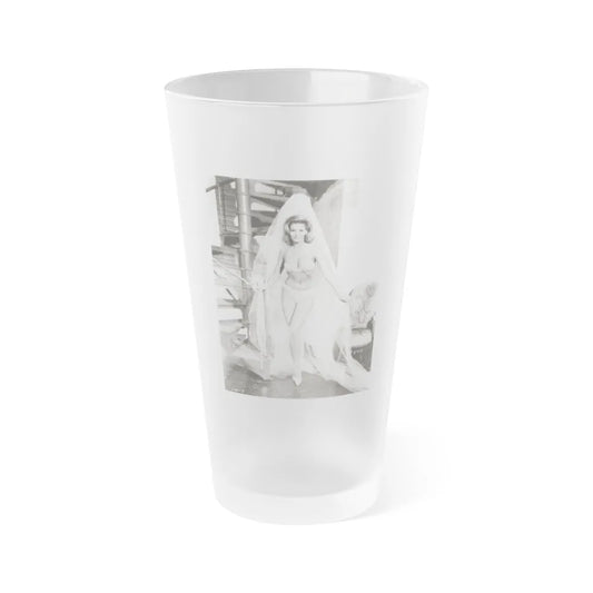 Nancy Kovack #56 (Vintage Female Icon) Frosted Pint 16oz-16oz-Frosted-Go Mug Yourself