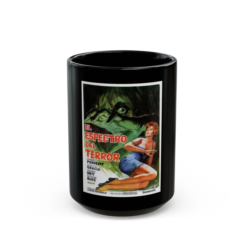 EL ESPECTRO DEL TERROR 1973 Movie Poster - Black Coffee Mug-15oz-Go Mug Yourself