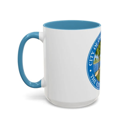 Seal of Orlando Florida - Accent Coffee Mug-Go Mug Yourself