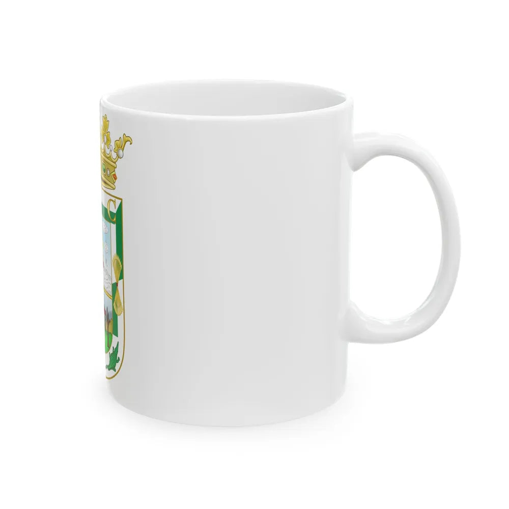 Coat of Arms of Isla Fernandina (Cuba) - White Coffee Mug-Go Mug Yourself