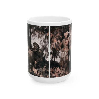 Dark Forests (2), McCall's, February 1930 - White Coffee Mug-15oz-Go Mug Yourself