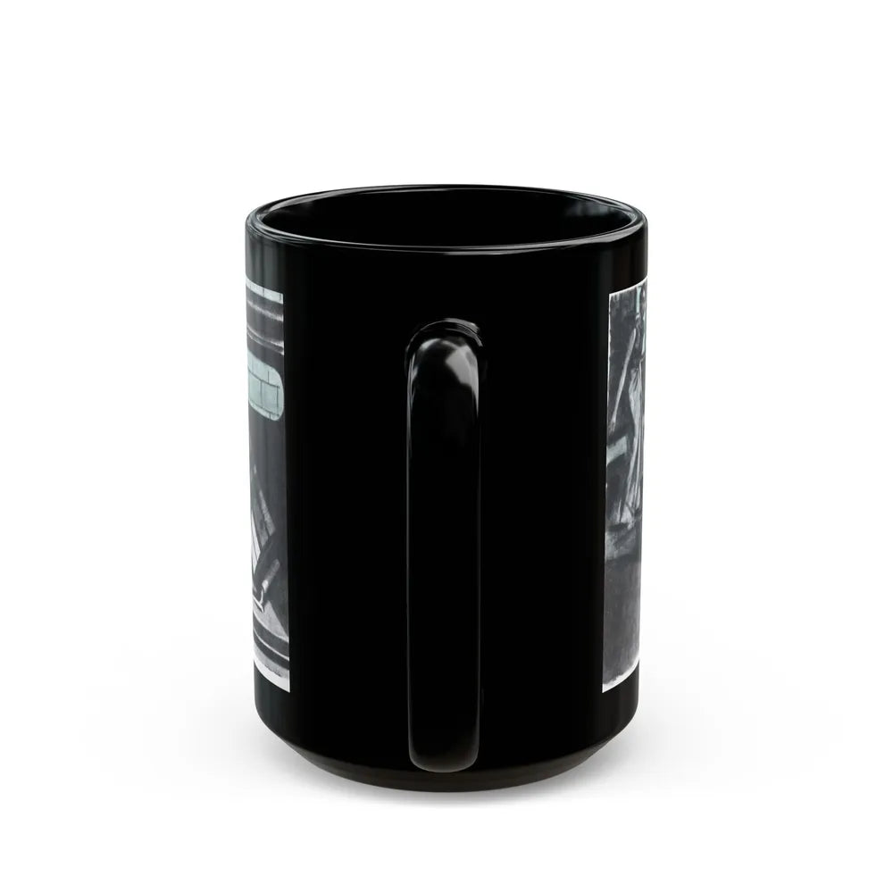 Danger Mansion (2), The American Magazine, December 1937 - Black Coffee Mug-Go Mug Yourself