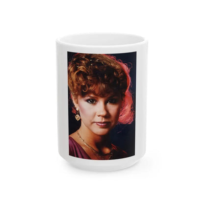 Linda Blair #230 (Vintage Female Icon) White Coffee Mug-15oz-Go Mug Yourself