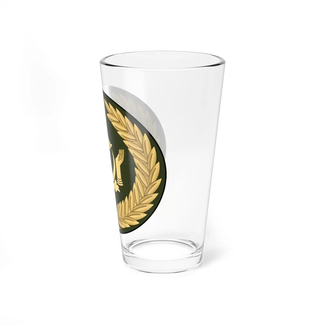 07.RBrLF WO1 (Brunei) (Military Rank) Pint Glass 16oz - Go Mug Yourself