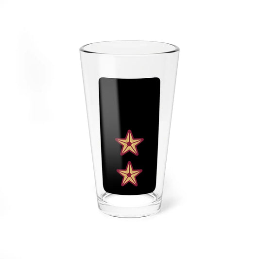 08. QENF 1LT (Qatar) (Military Rank) Pint Glass 16oz 16oz - Go Mug Yourself