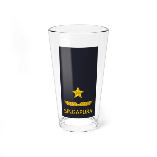 08 RSAF OF06 (Singapore) (Military Rank) Pint Glass 16oz 16oz - Go Mug Yourself
