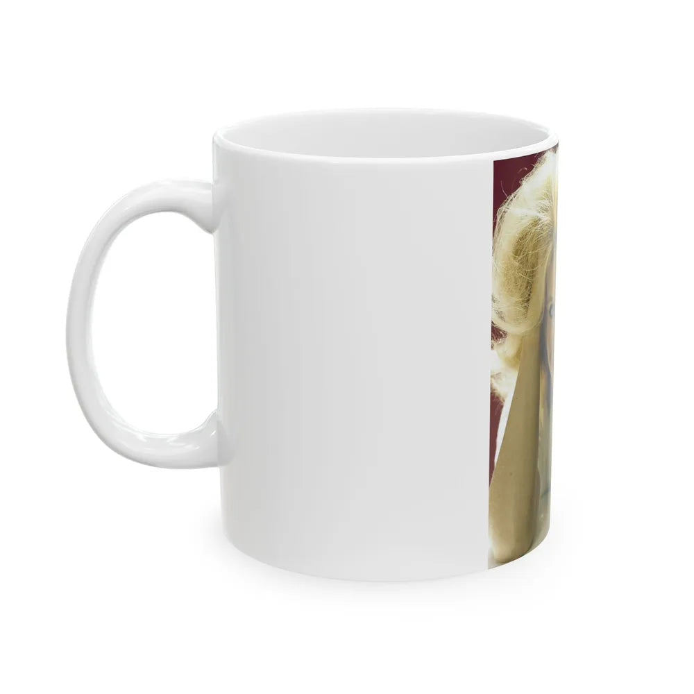 Elizabeth Montgomery #100 (Vintage Female Icon) White Coffee Mug-Go Mug Yourself